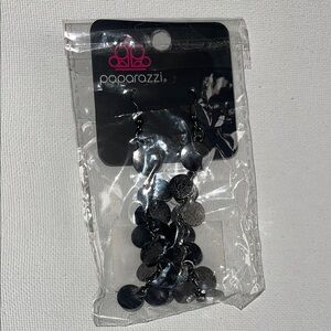 Paparazzi Shimmering Silver Disc Earrings